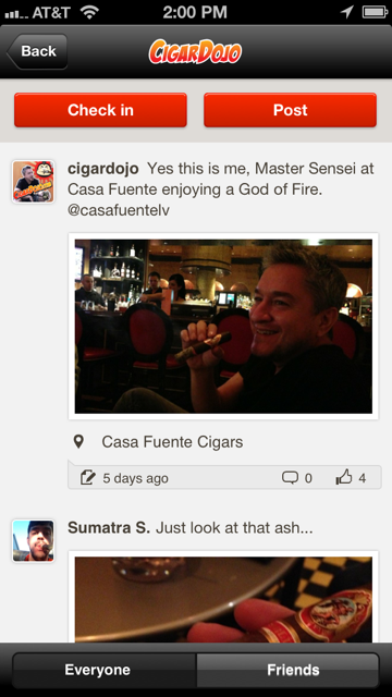 Cigar App post