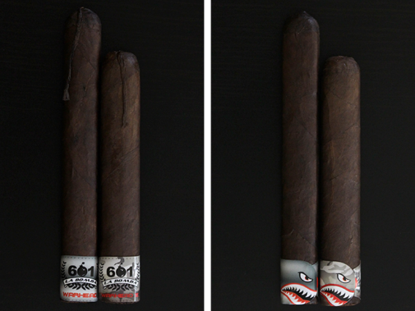 601 La Bomba Warhead cigar comparison
