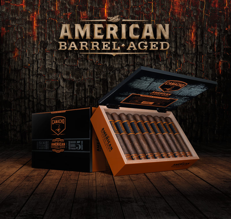 Camacho American Barrel-Aged cigars press release