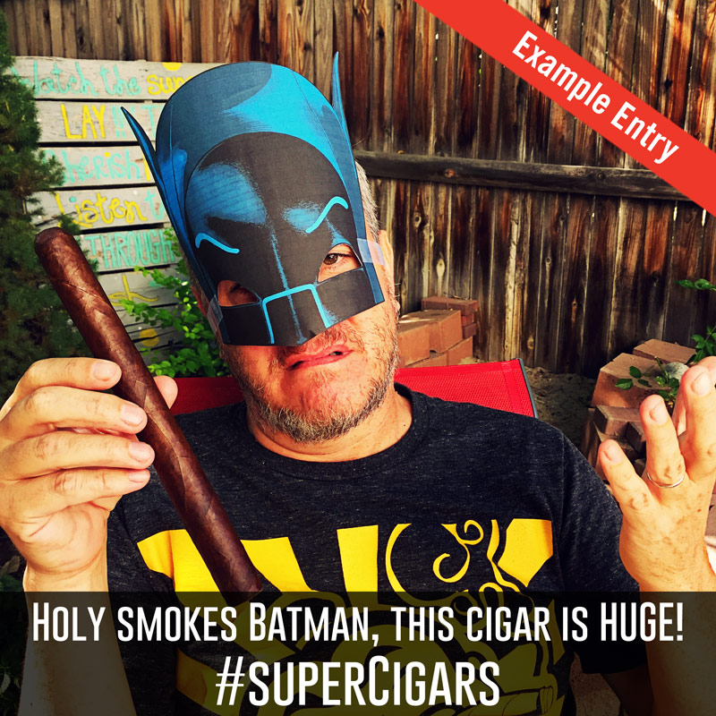 Rocky Patel cigar contest example entry