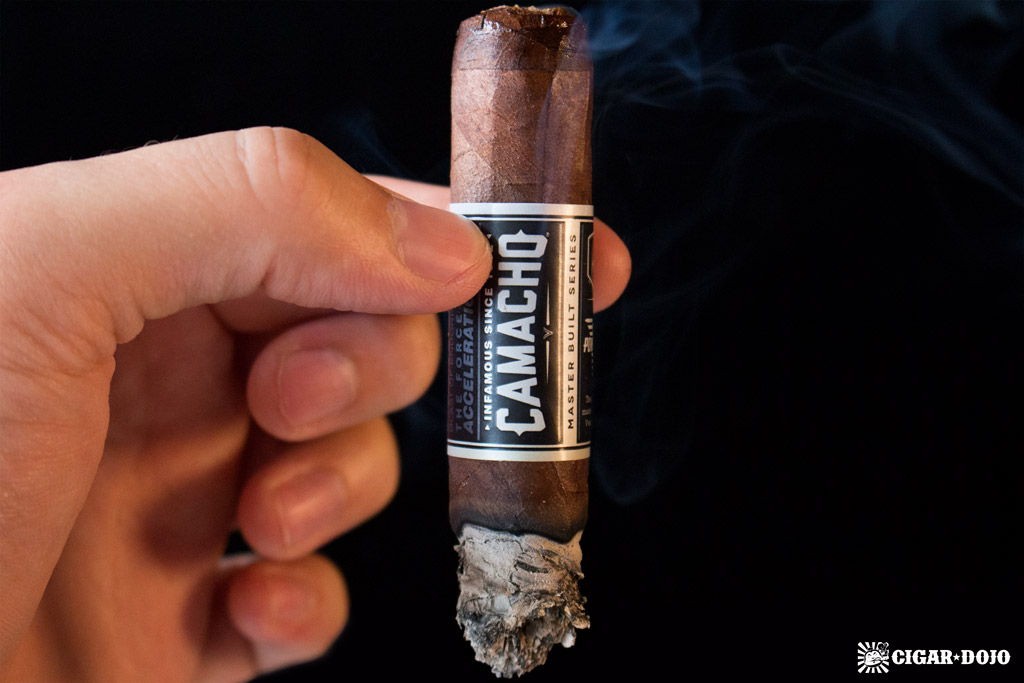 Camacho Powerband cigar smoking