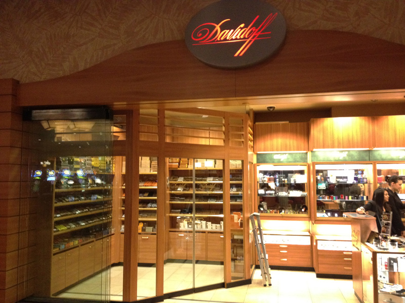 Davidoff cigar shop Las Vegas