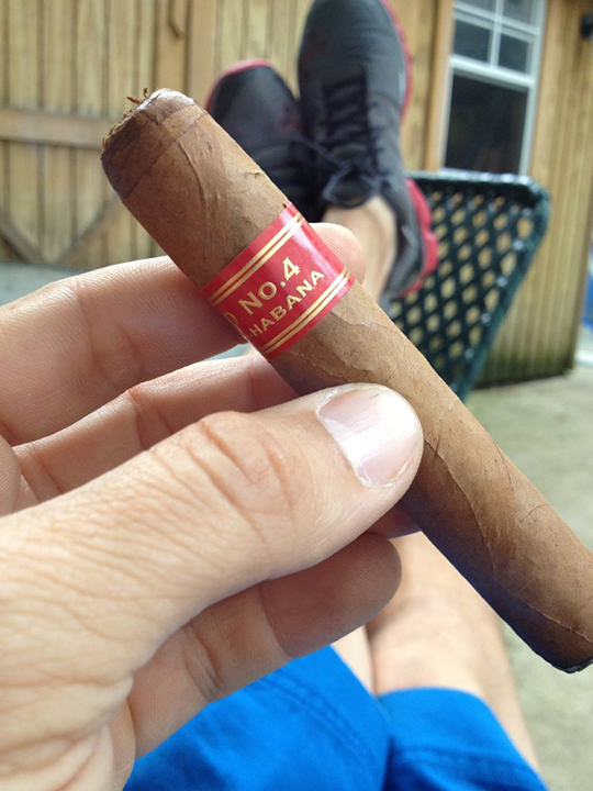 Cigar Dojo post Lambo smoking