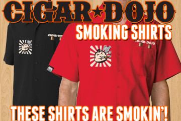 Cigar Dojo premium smoking shirts for sale