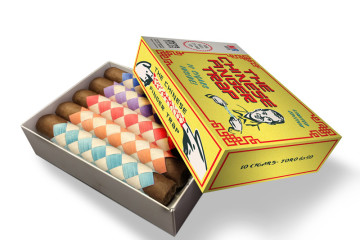 MoyaRuiz The Chinese Finger Trap cigar box opened