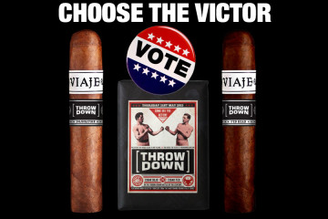 Viaje Throw Down cigars voting & choosing the victor