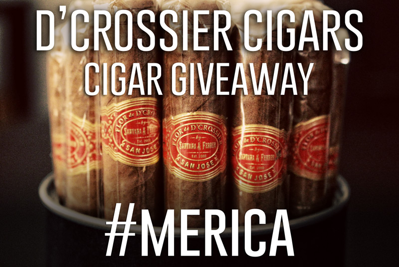 D'Crossier cigar giveaway