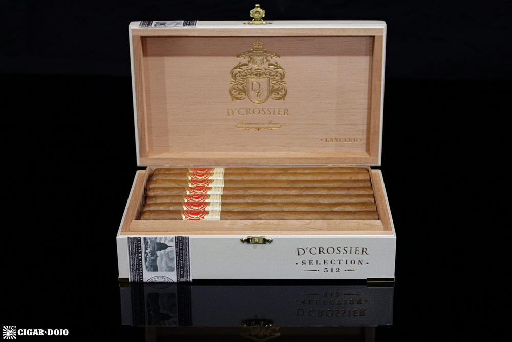D'Crossier Lancero Selection No. 512 cigar packaging