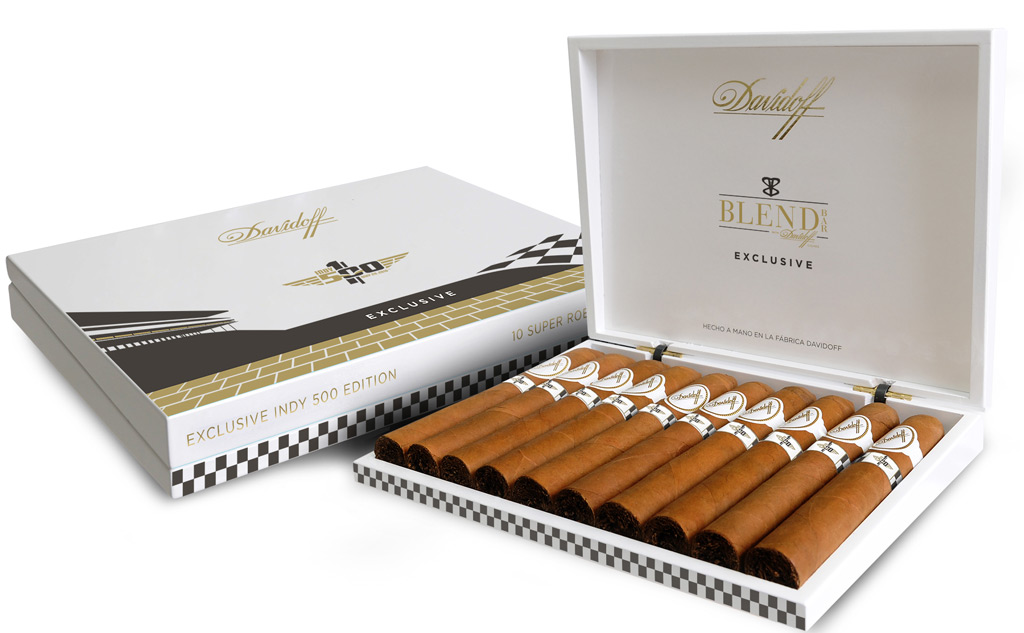 Exclusive Davidoff 100th Running of the Indianapolis 500 cigar packaging