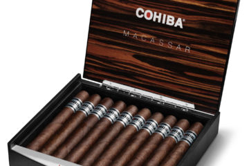 Cohiba Macassar cigar box packaging