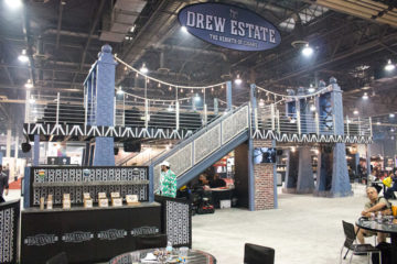 Drew Estate cigar bridge booth IPCPR 2016