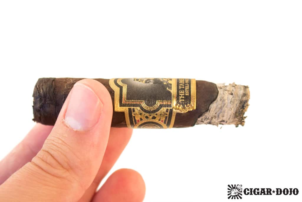 Foundation Cigar Co. The Tabernacle Corona cigar ash