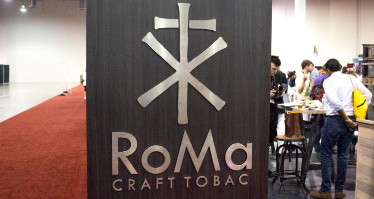 RoMa Craft Tobac cigar booth IPCPR 2016