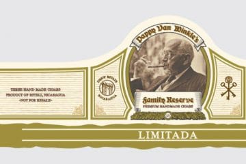Drew Estate Pappy Van Winkle Limitada cigar band