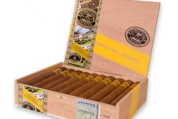 Foundry Temple Hall Estates cigar box open