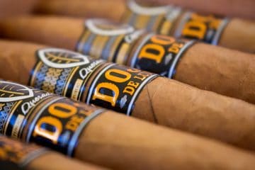 Quesada Dojo de Luxe cigars close up