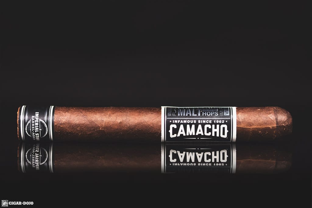 Camacho Imperial Stout Barrel-Aged cigar side
