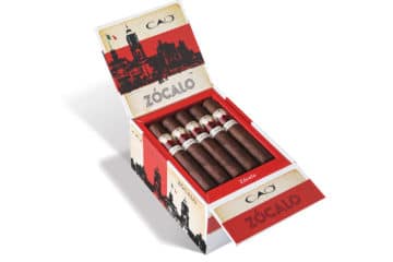 CAO Zócalo open cigar box