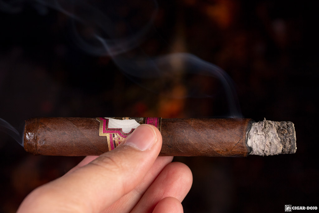 Foundation The Tabernacle Havana Seed CT No. 142 Corona cigar smoking