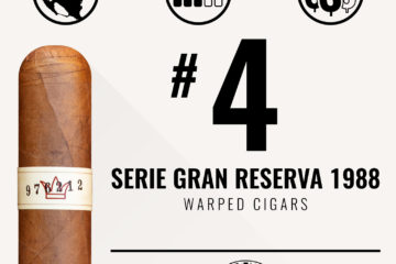 Warped Serie Gran Reserva 1988 No. 4 Cigar of the Year 2018