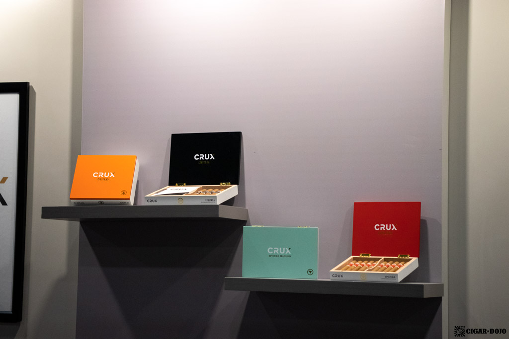 Crux cigars display re-branded IPCPR 2019