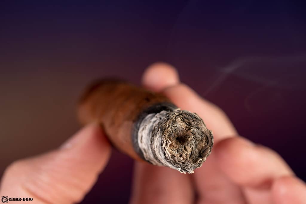 Aganorsa Leaf Supreme Leaf cigar ash