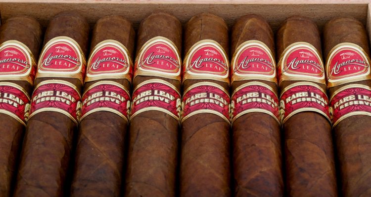 Aganorsa Leaf Rare Leaf Reserve cigars in box