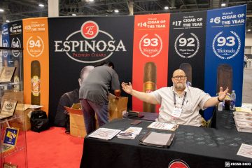 Espinosa Premium Cigars booth PCA 2021