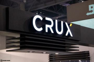 Crux Cigars booth sign PCA 2021
