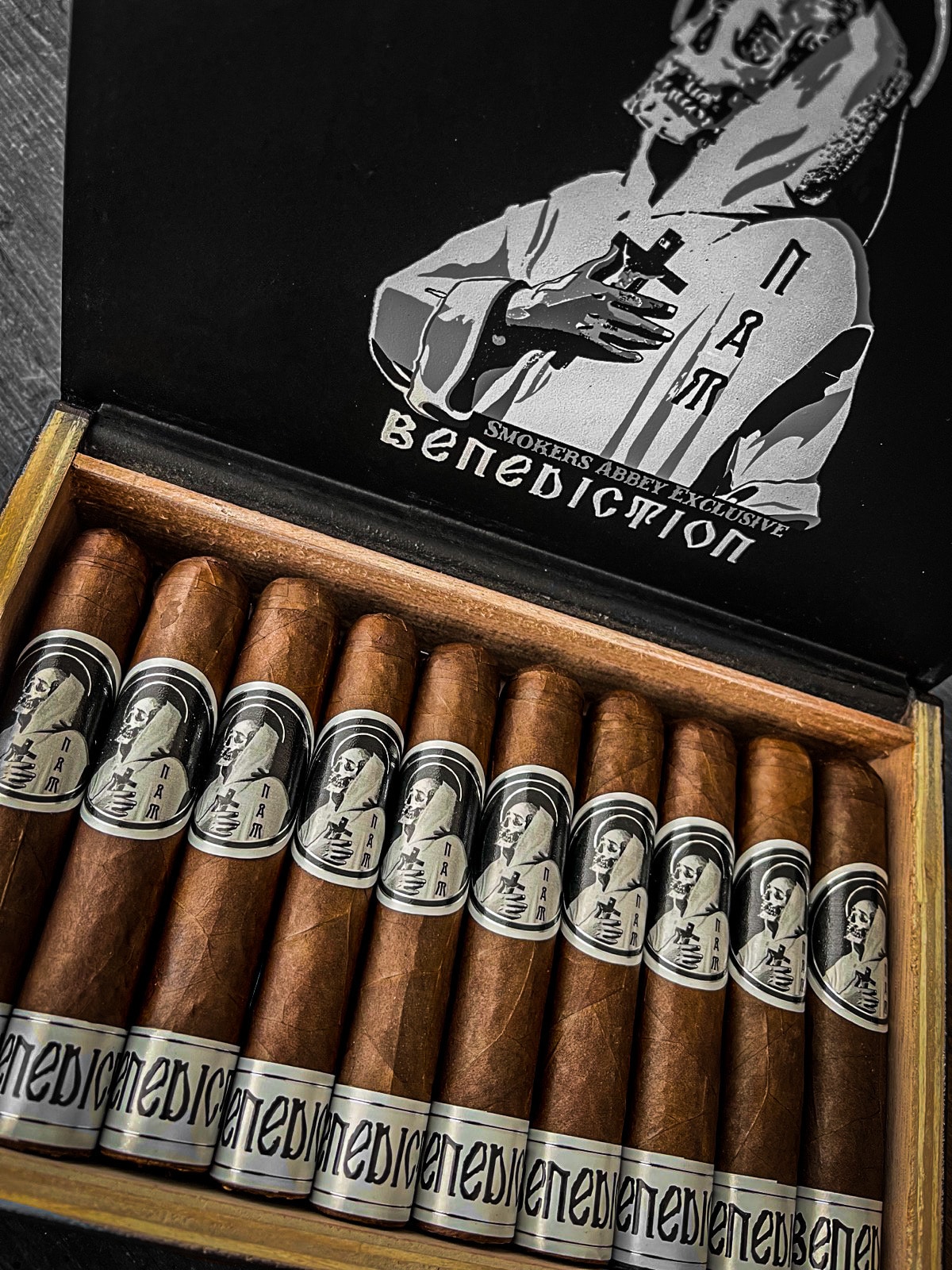 Black Label Trading Company Benediction cigars open box