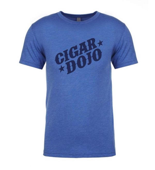 Cigar Dojo Vintage Blue Shirt front