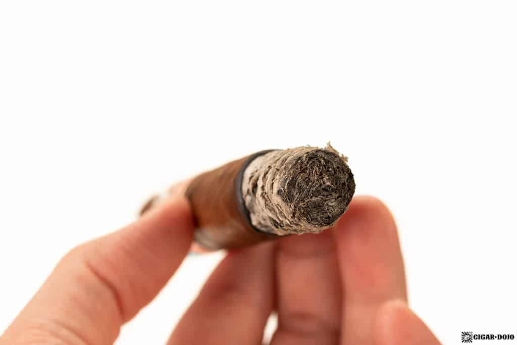 AVO Syncro Caribe Toro cigar ash