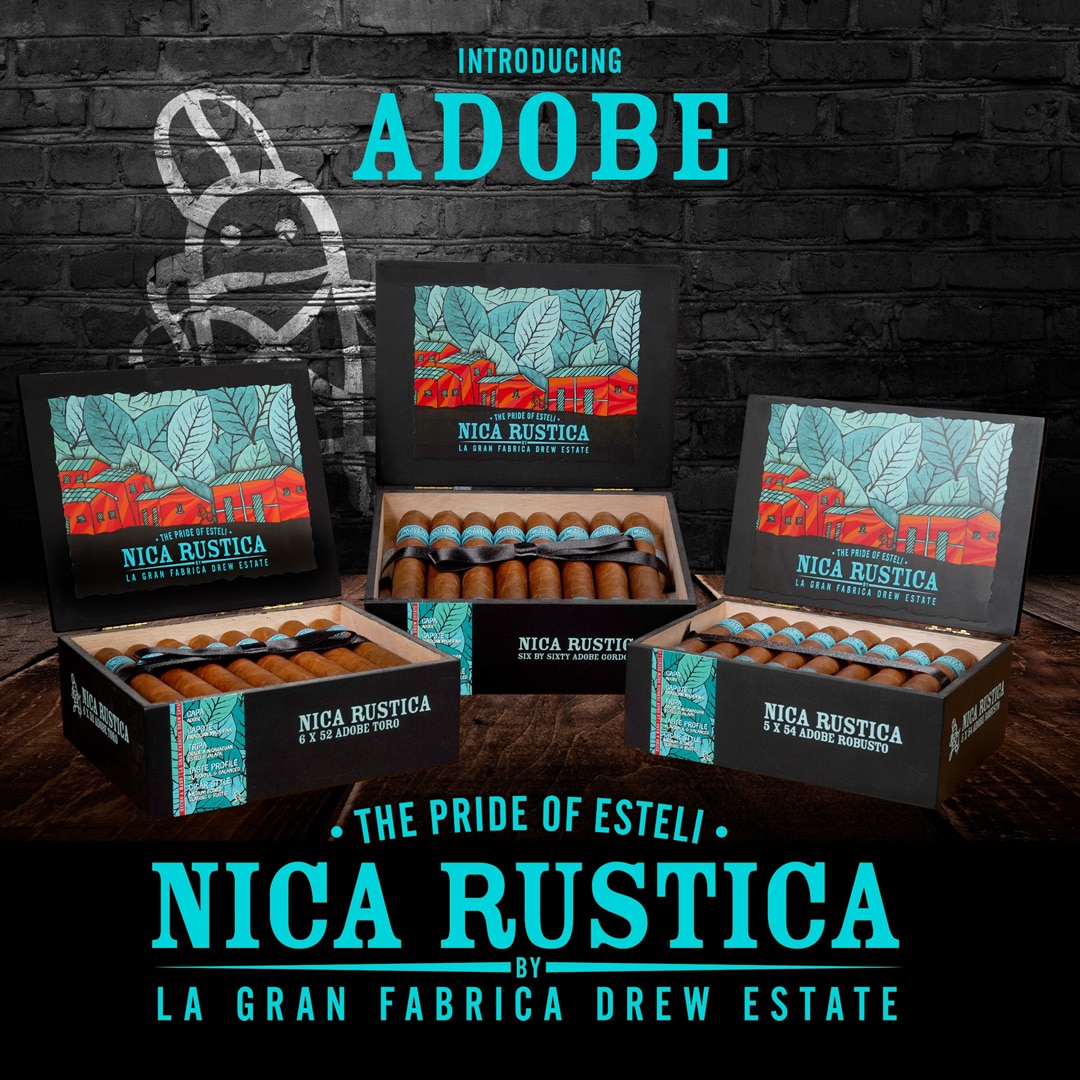 Drew Estate Nica Rustica Adobe glamour shot