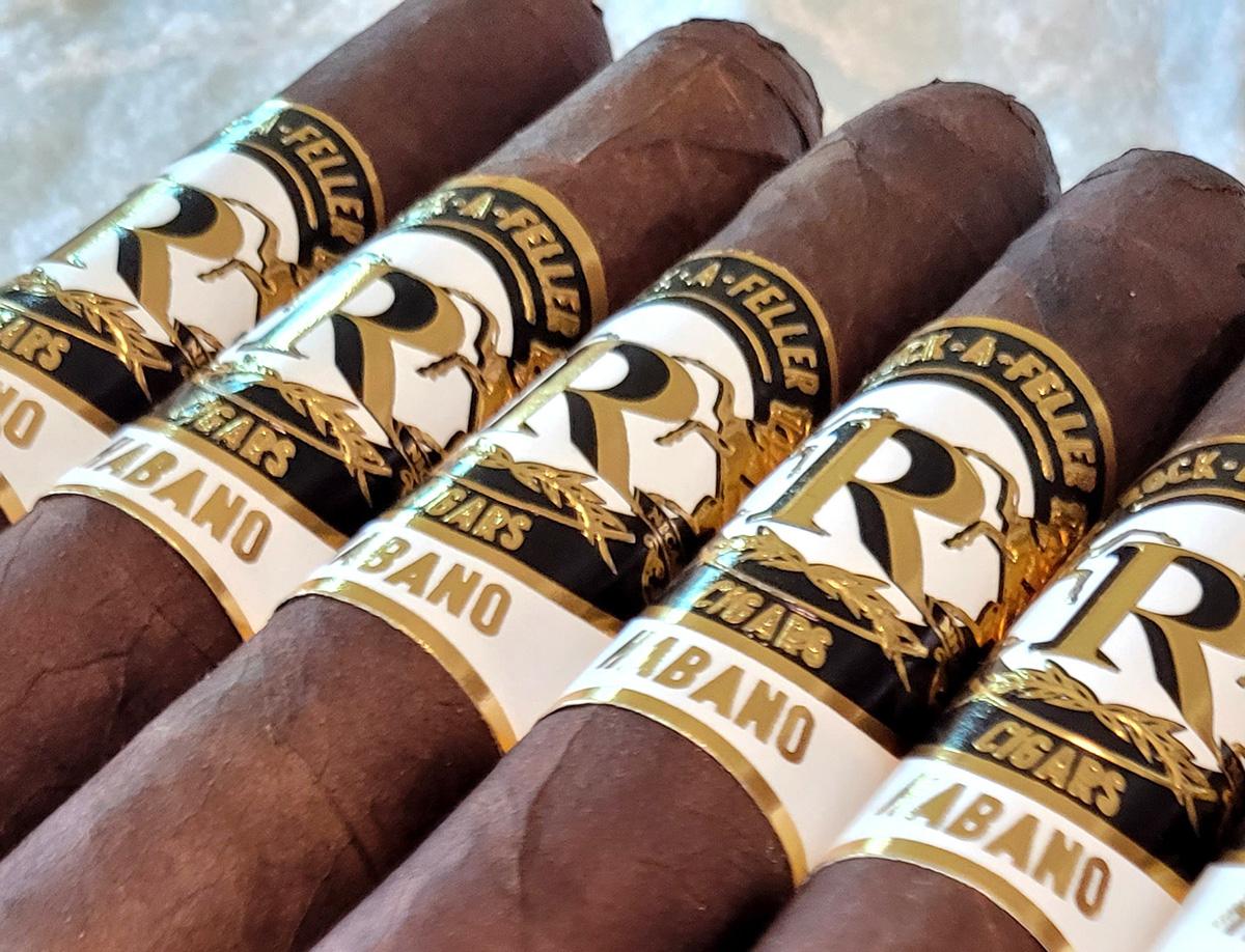 Nicaragua Habano Lonsdale Coming From Rock-A-Feller Image
