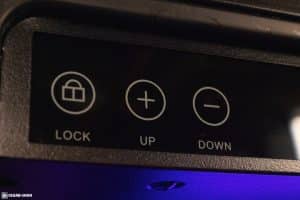 BODEGAcooler JC-85A humidor display buttons