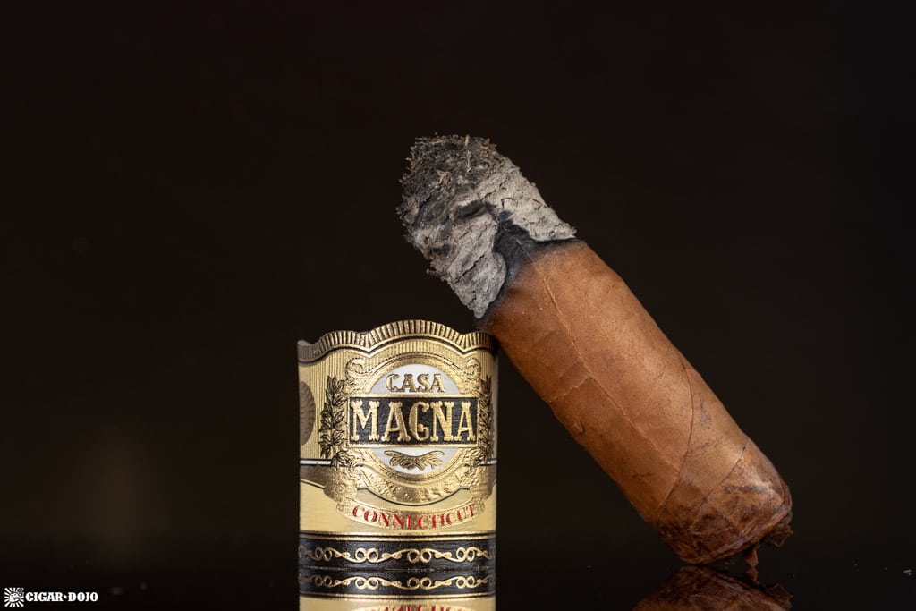 Quesada Casa Magna Connecticut Robusto cigar nub finished