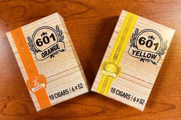 Espinosa Cigars 601 Orange and 601 Yellow