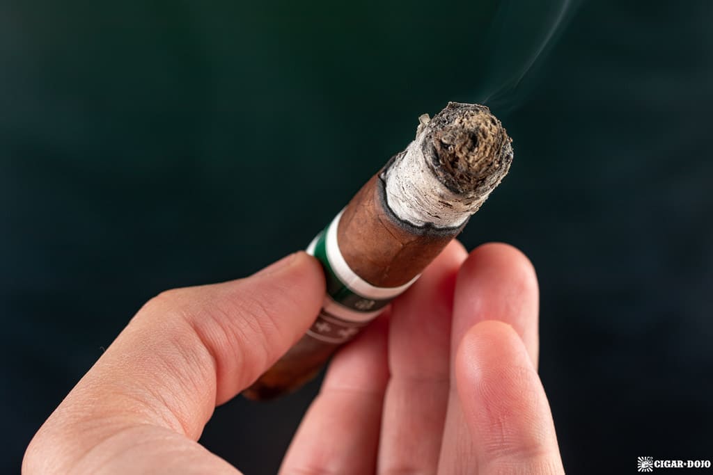 Tatuaje 7th Tuxtla cigar ash