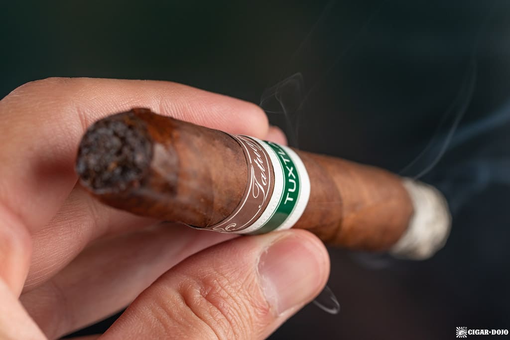 Tatuaje 7th Tuxtla cigar smoking