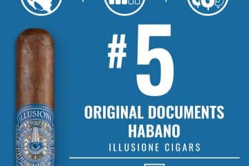 Illusione Original Documents Habano No. 5 Cigar of the Year 2023