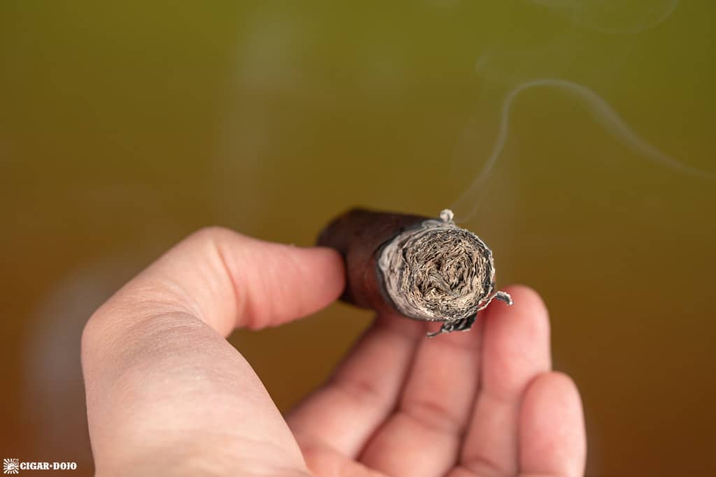 Punch Dragon Fire cigar ash