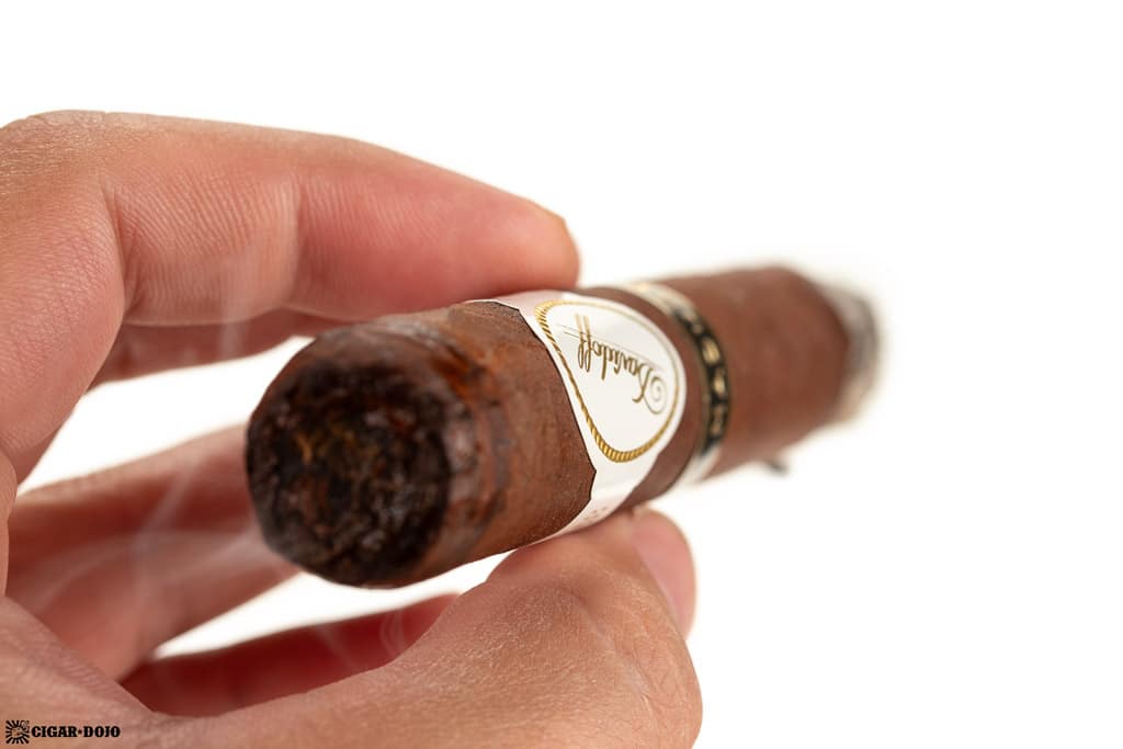 Davidoff Maduro Toro cigar smoking