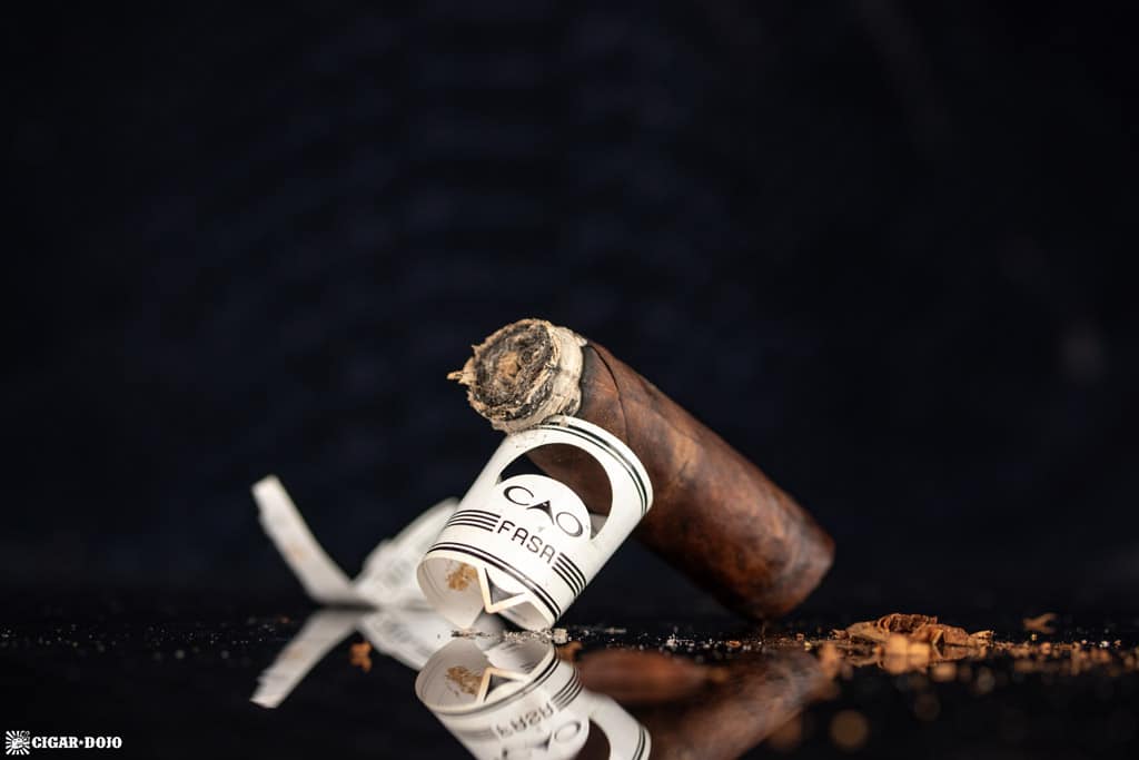 CAO FASA Noche Toro cigar nub finished