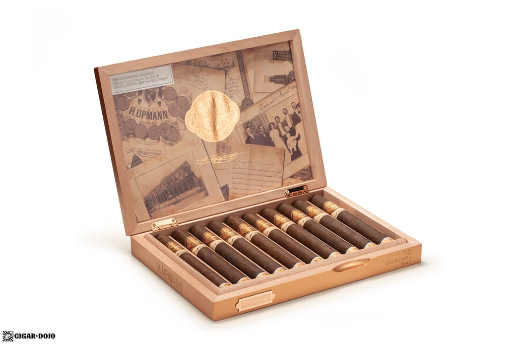 H. Upmann 180th Anniversary cigar box open
