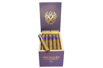 Micallef Purple cigar box open
