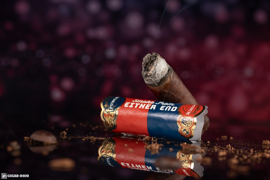 Punch Mr. Punch's Weiners cigar nub finished