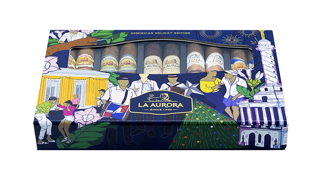 La Aurora Unveils Limited Holiday Box Featuring Iconic Cigars