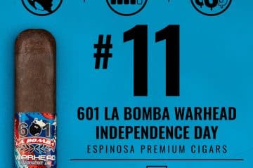 Espinosa 601 La Bomba Warhead Independence Day No. 11 Cigar of the Year 2025